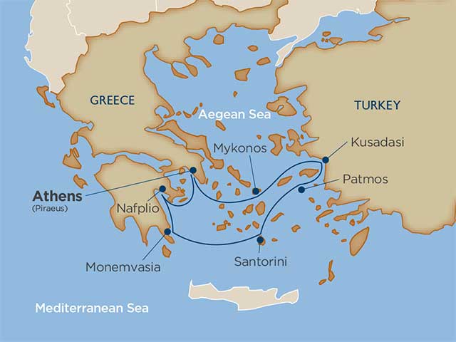 Trésors des îles Grecques