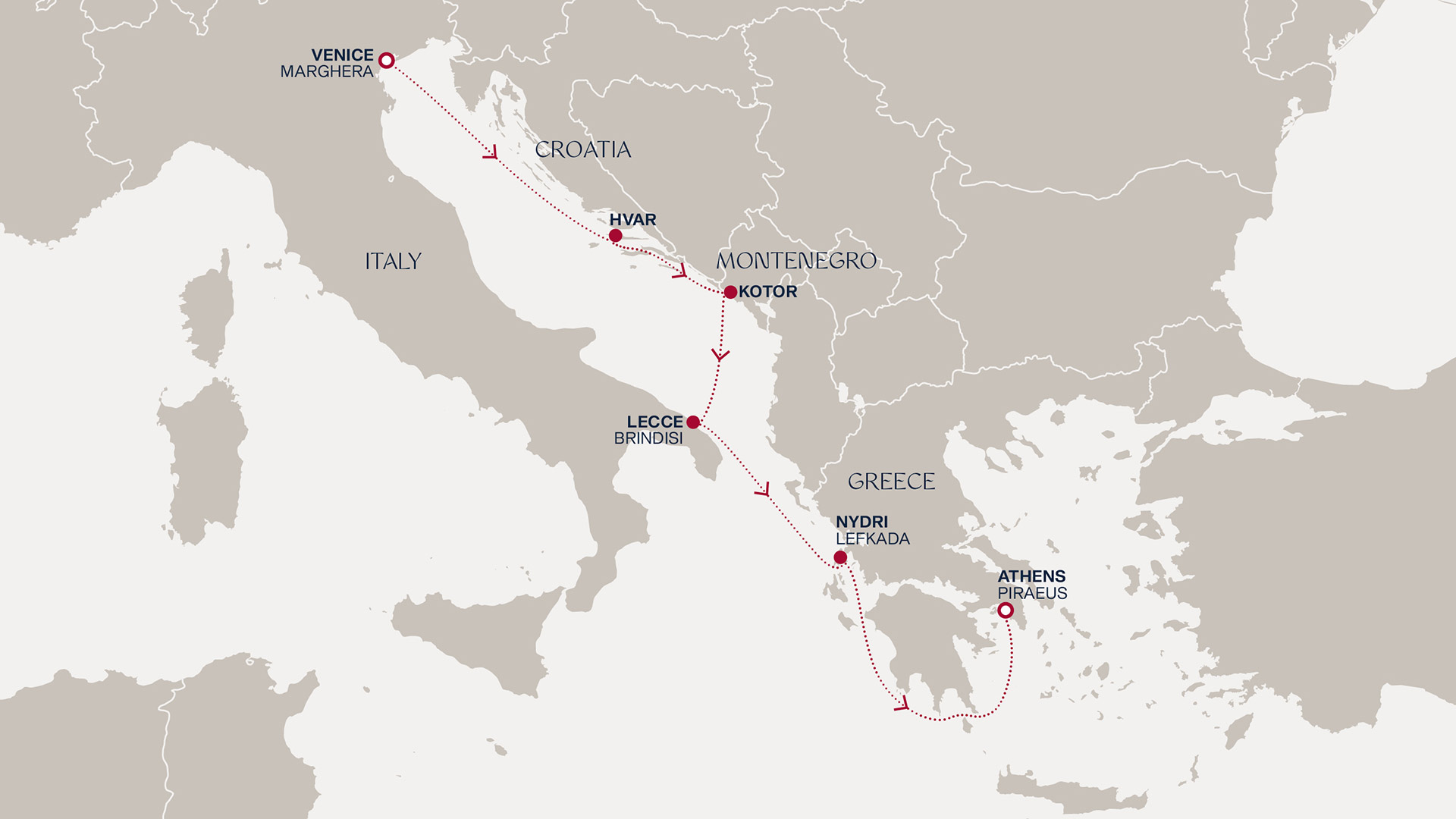 Un voyage de la Venise de Marco Polo jusqu'à Athènes