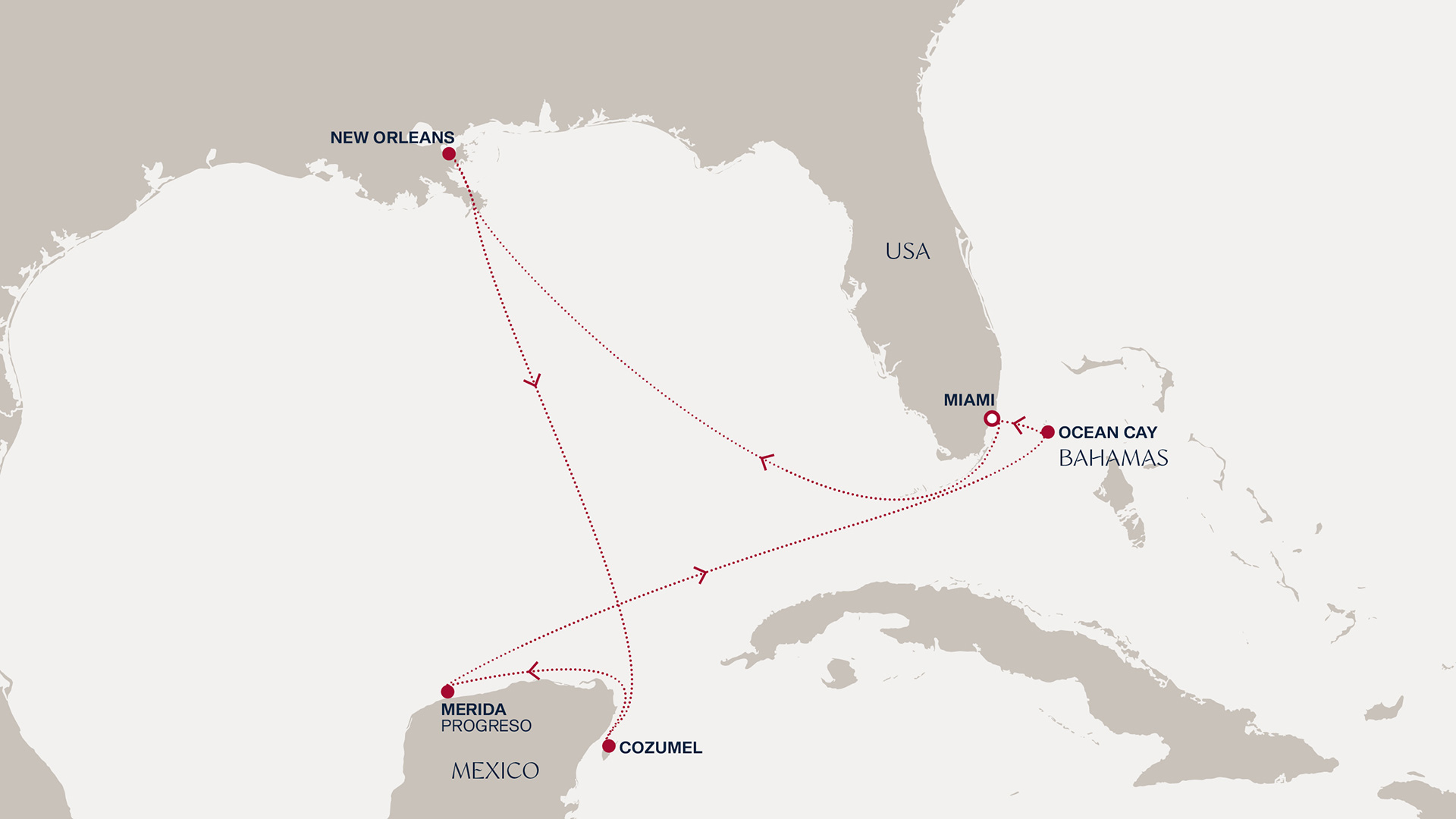 Un voyage entre la Nouvelle-Orléans et le Yucatan