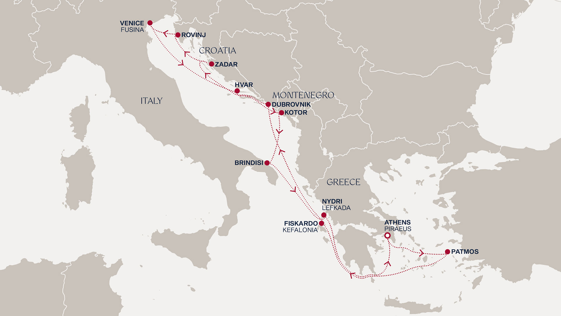 Un voyage prolongé vers les ports du Dodécanèse et de l'Adriatique