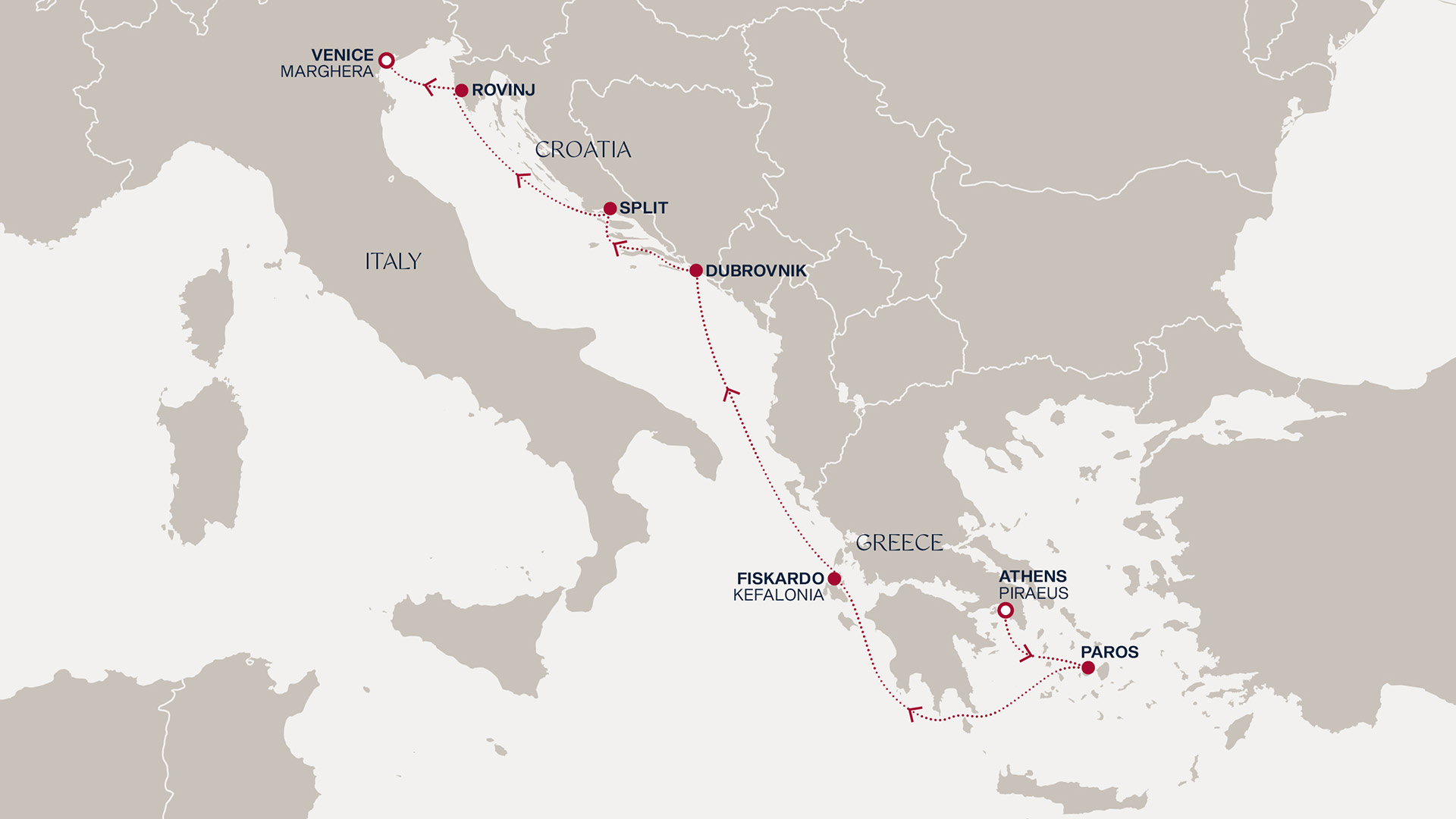 Un voyage sous le signe du destin, de la Grèce aux côtes croates