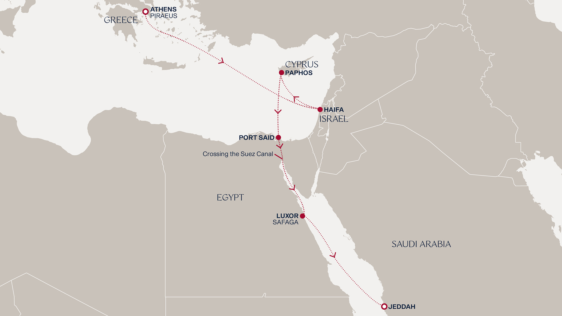 Un voyage à travers le canal de Suez vers les Empires arabes
