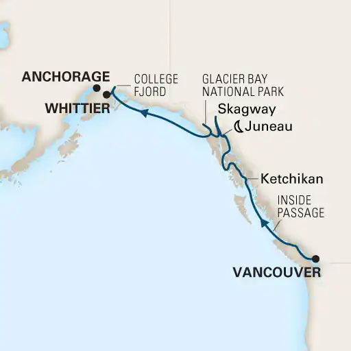 Vancouver - Whittier (Anchorage)