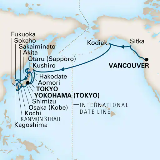 Vancouver - Yokohama (Tokyo)