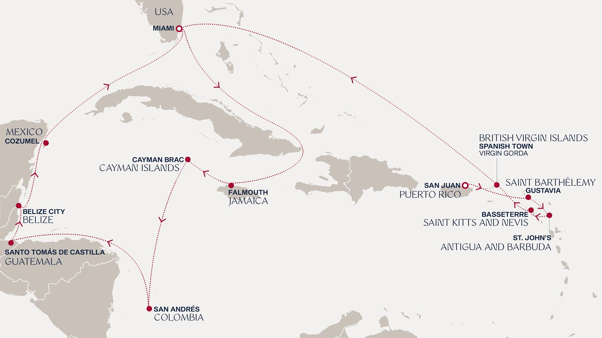 Vers les Îles Sous-le-Vent et les Secrets de l'Amérique Centrale