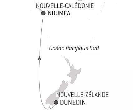 Voyage en Mer : Dunedin - Nouméa