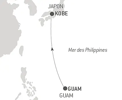 Voyage en Mer : Guam - Kobé