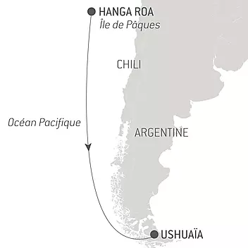 Voyage en Mer : Hanga Roa - Ushuaia