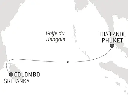 Voyage en Mer : Phuket - Colombo