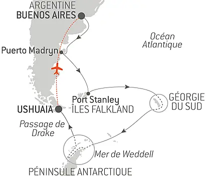 Voyage en terres australes et péninsule Valdés