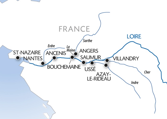 Itinéraire de la croisière